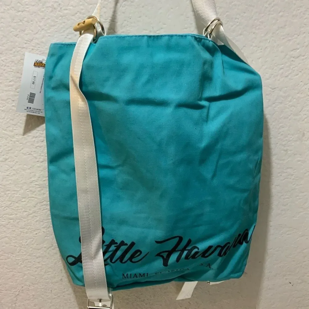 NWT Little Havana Miami Florida Bag Backpack Convertible Tote Bag